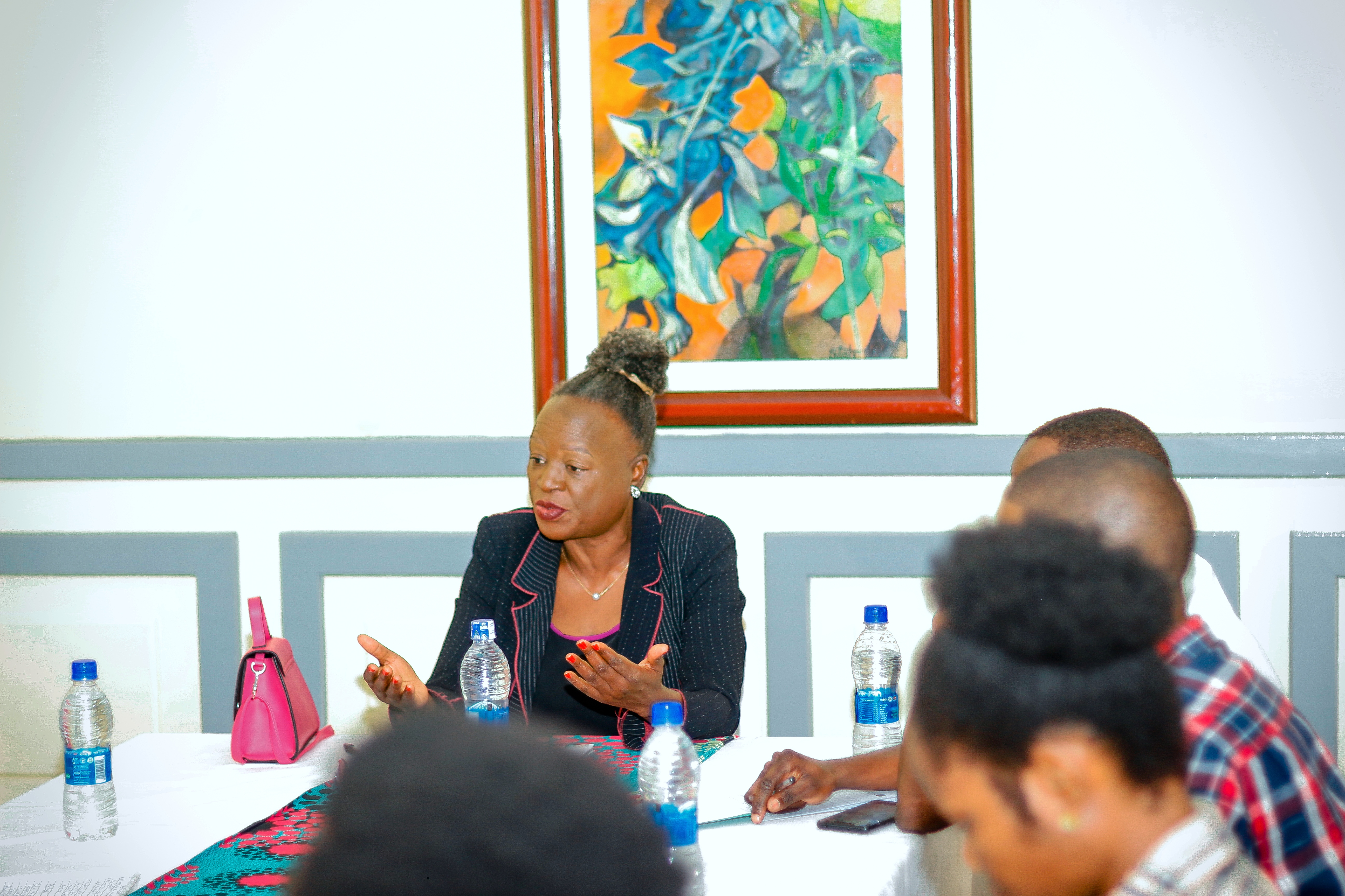 Associate Prof. Rachel NyaGondwe Fiedler addressing participants